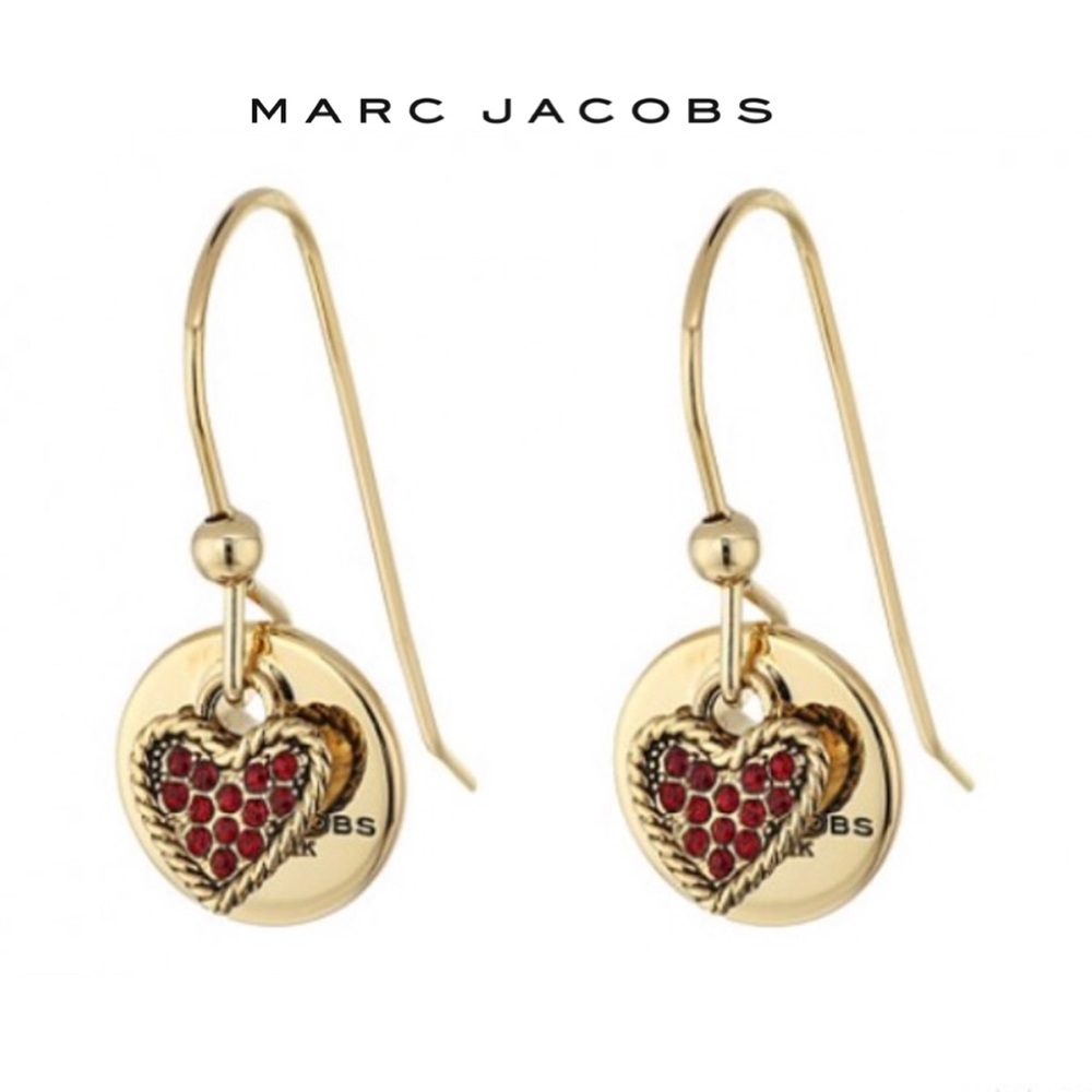 Marc Jacobs Heart Coin Earrings